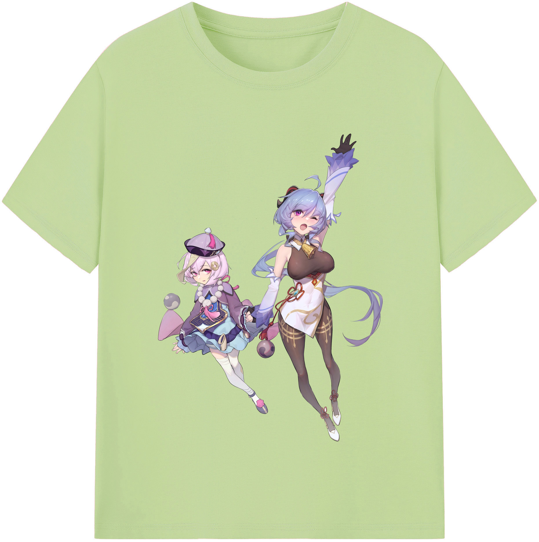げんし神 七七 なな  genshin Nana 綿100％半袖Tシャツ（フロントプリント）